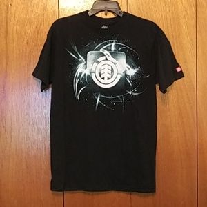 Element t-shirt short sleeve. Size M. Color Black.